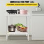 VEVOR Stainless Steel Work Prep Table Commercial Food Prep Table 30x24in