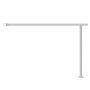 VEVOR Handrails for Outdoor Steps, 47.3in / 120cm Deck Railing Kit Wall Floor Mounted, Railings for Outside Steps with Installation Kit, Hand Rails for Seniors,Porch Railing & Deck Rail Kit, Silver