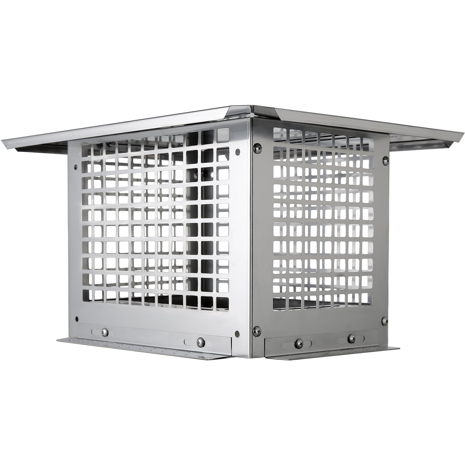 VEVOR Chimney Cap 330.2 x 228.6mm, 304 Stainless Steel Fireplace Chimney Cover, Not Easily Toppled & Practical Accessories & Easy Installation, Fits Mesh Flue Covers Outside Clay Flue Shingles, Silver