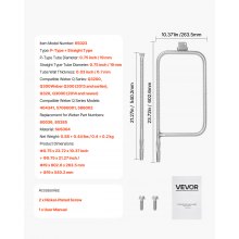 VEVOR Stainless Steel Tube Burner for Weber Q3200 Q300 Q320 Q3000 Gas Grills