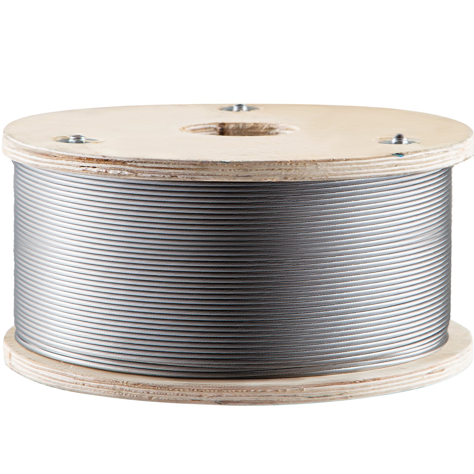 VEVOR 316 Stainless Steel Wire Rope Steel Wire Cable 4.8mm x 152.5m 1905kg 1x19