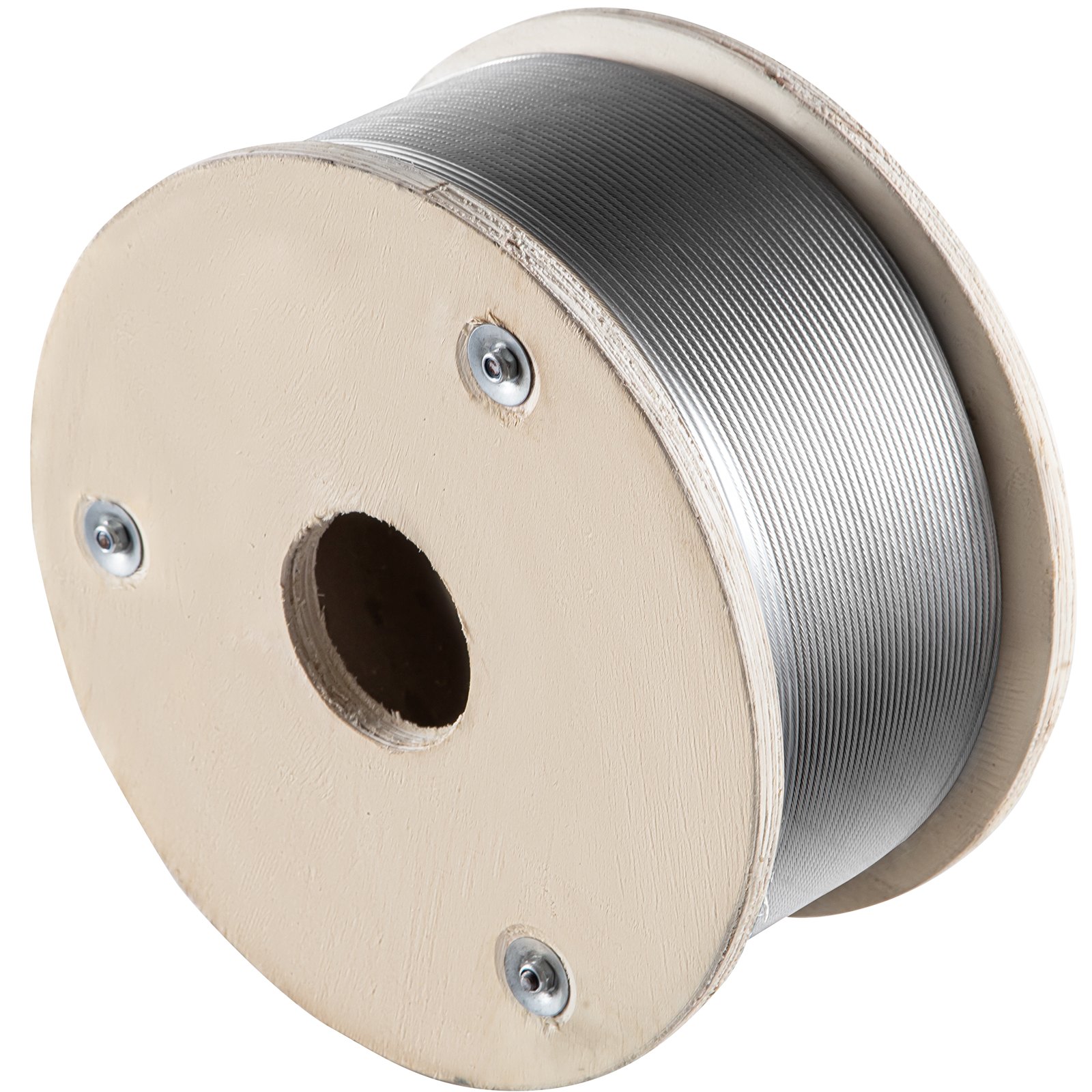 VEVOR 316 Stainless Steel Wire Rope Steel Wire Cable 4.8mm x 152.5m 1905kg 1x19