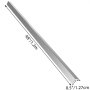 VEVOR Stainless Steel Corner Guards 0.5 x 0.5 x 48 inch Metal Wall Corner Protector Pack of 10 Corner Guards 20 Ga 304 Stainless Corner Guard with 90-Degree Angle for Wall Protection and Decoration