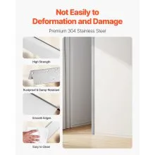 Stainless Steel Wall Corner Protector 1.5x1.5x48 Inch 10 Pack with 3M Tape