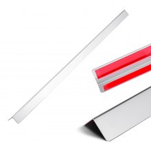 Stainless Steel Wall Corner Protector 1.5x1.5x48 Inch 10 Pack with 3M Tape