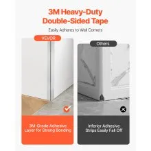 Stainless Steel Wall Corner Protector 1.5x1.5x96 Inch 10 Pack with 3M Tape