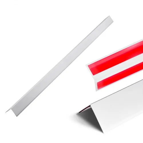 VEVOR Alluminum Alloy Wall Corner Protector, 50 x 50 x 1217 mm, 12 Pack Metal Corner Guards, Edge Trim Protector 90-Degree Angle L Shape for Home,Office,Commercial Wall Protection, with 3m Tape
