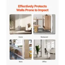 Aluminum Alloy Wall Corner Protector 2x2x48 Inch 12 Pack with 3M Tape