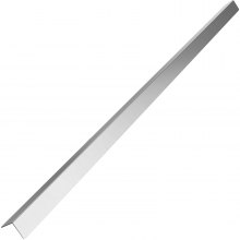 VEVOR Stainless Steel Corner Guards 0.5 x 0.5 x 48 inch Metal Wall Corner Protector Pack of 5 Corner Guards 20 Ga 304 Stainless Corner Guard with 90-Degree Angle for Wall Protection and Decoration