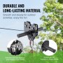 durable VEVOR zipline kit with anti-slip handles and stainless steel ball bearings for outdoor fun.