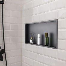 Shower Niche 13x25x4 inch Recessed Wall Shelf Stainless Steel Bathroom