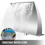 Vevor Stainless Steel Pool Waterfall Fountain 11.8x4.5 Inch Water Wall Pool