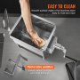 VEVOR 30 Pound Manual Meat Mixer Sausage Hand Mixer Machine Stainless Steel