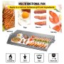 VEVOR Stainless Steel Griddle,36" x 22" Universal Flat Top Rectangular Plate, BBQ Charcoal/Gas Non-Stick Grill with 2 Handles and Grease Groove with Hole?Grills for Camping, Tailgating and Parties