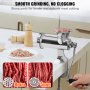 VEVOR Manual Meat Grinder 304 Stainless Steel Hand Grinder & Steel Table Clamp