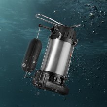 Pompe à eau submersible pour eaux usées VEVOR 0,5 CV 4188 GPH 24 pieds de levage pour sous-sol