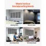 VEVOR 4 PCS Acoustic Panels, 2 inch Thick 23.6 x 11.8 inch Fiberglass Sound Absorbing Panels, Self-adhesive Soundproof Wall Boards, for Studios, Office, Home Theater,Meeting Room, Gray