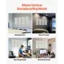 VEVOR 4 PCS Acoustic Panels, 5cm Thick 60 x 30 cm Fiberglass Sound Absorbing Panels, Self-adhesive Soundproof Wall Boards, for Studios, Office, Home Theater,Meeting Room, Beige