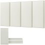 VEVOR 4 PCS Acoustic Wall Panels 2 in Thick 23.6 x 11.8 in Self-adhesive Beige
