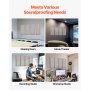 VEVOR 4 PCS Acoustic Wall Panels 2 in Thick 23.6 x 11.8 in Self-adhesive Camel