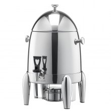 Stainless Steel Hot Tea & Cold Drink Dispenser 2.7 Gal Beverage Dispenser