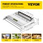 VEVOR Multi Soap Cutter Soap Making Loaf Cutter Cuts 1-15 Bars Adjustable Wires