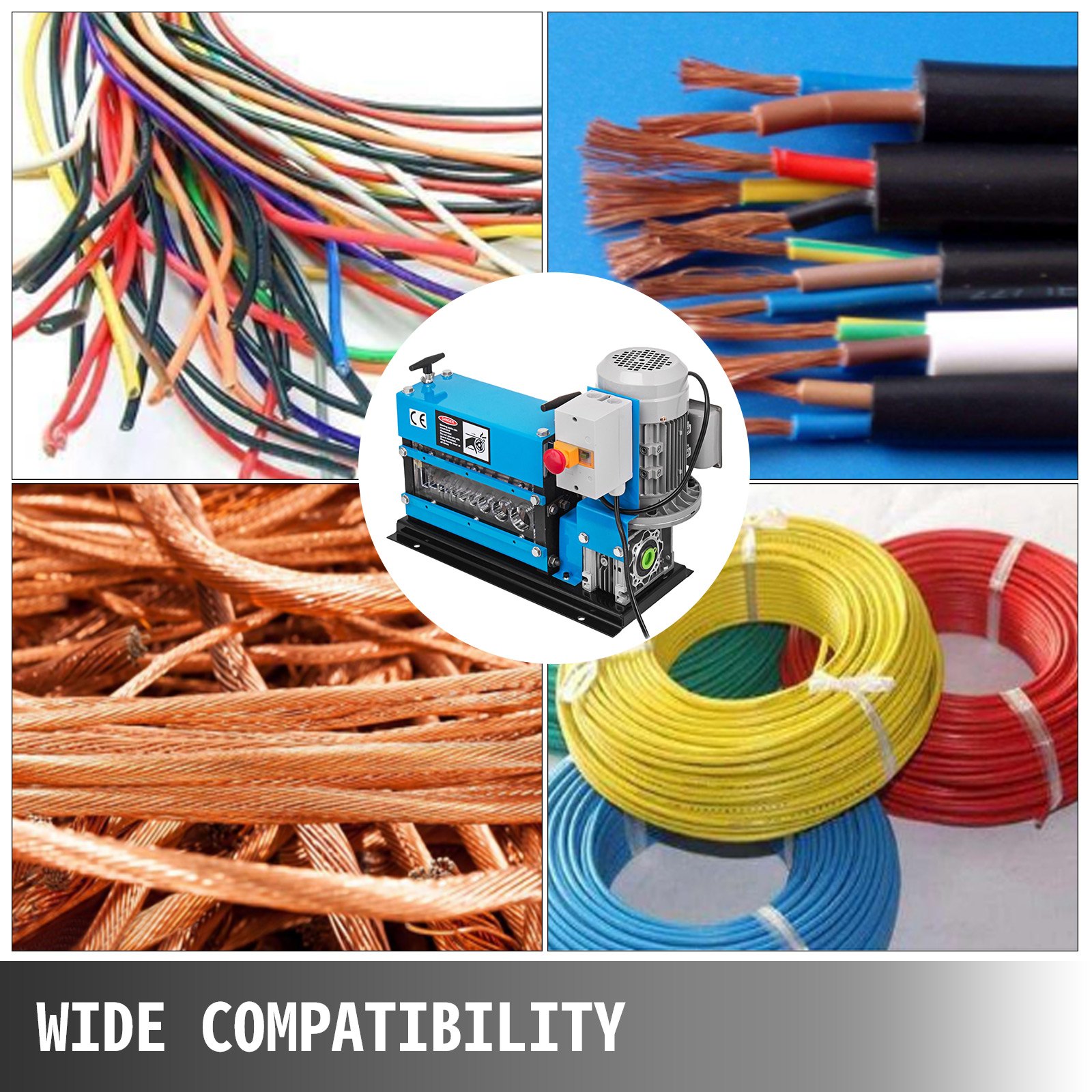 Powered Scrap Cable Wire Stripper/Stripping Machine, Copper Recycling