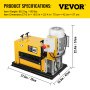 VEVOR Electric Wire Stripping Machine Portable Scrap Cable for Copper Recycling