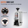VEVOR Manual Wire Stripping Machine, 1.5 mm-30 mm Copper Stripper with Hand Crank or Drill Powered, Visible Stripping Depth Reference, Portable Aluminum Frame Wire Peeler for Scrap Copper Recycling