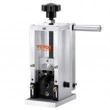 VEVOR Manual Wire Stripping Machine, 0.06''-0.98'' Copper Stripper with Hand Crank or Drill Powered, Visible Stripping Depth Reference, Portable Aluminum Frame Wire Peeler for Scrap Copper Recycling