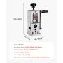 VEVOR Manual Wire Stripping Machine,1.5-40 mm Copper Stripper with Hand Crank or Drill Powered, Visible Stripping Depth Reference, Portable Aluminum Frame Wire Peeler for Scrap Copper Recycling