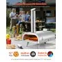 12" Outdoor Pizza Oven Portable Pellet/Gas Pizza Oven  for Camping