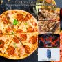 VEVOR 12" Forno de pizza ao ar livre Forno de pizza portátil a pellets/gás dobrável para camping