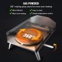 VEVOR 16" Forno de pizza ao ar livre Forno a gás portátil Spray de ferro dobrável para camping