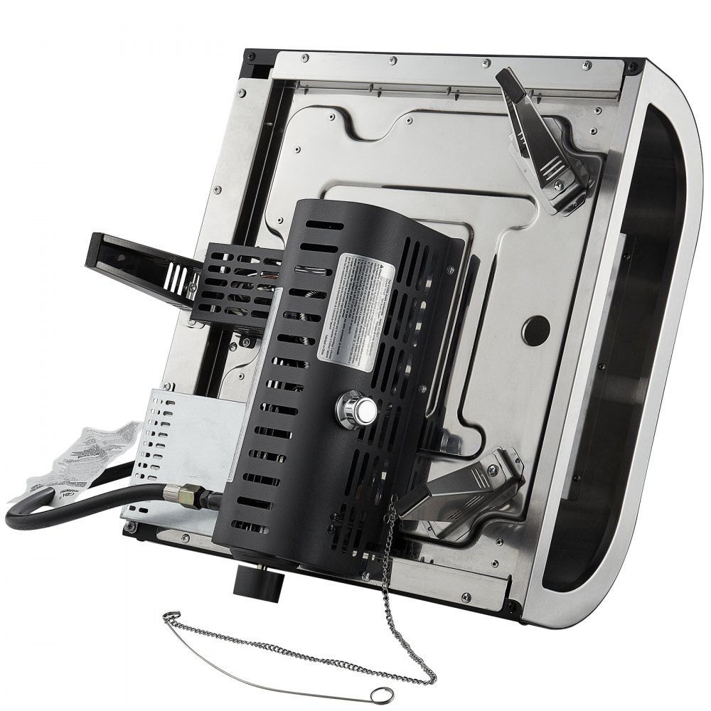 VEVOR Propane Outdoor Pizza Oven, 12 Inch Gas Pizza Maker, Portable Pizza-Cooker with Thickened Pizza-Stone, Carry Bag, Pizza-Oven for Outside Backyard Patio Camping, Black