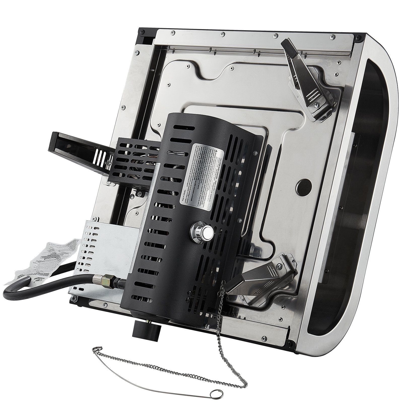 VEVOR Propane Outdoor Pizza Oven, 12 Inch Gas Pizza Maker, Portable Pizza-Cooker with Thickened Pizza-Stone, Carry Bag, Pizza-Oven for Outside Backyard Patio Camping, Black