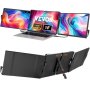 VEVOR Laptop Screen Extender 14" HD 1080P Portable Monitor for 13"-17" Laptop