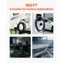 100 FT 10AWG Premium Electrical Power Cable Copper Extension Cord Wire 600V