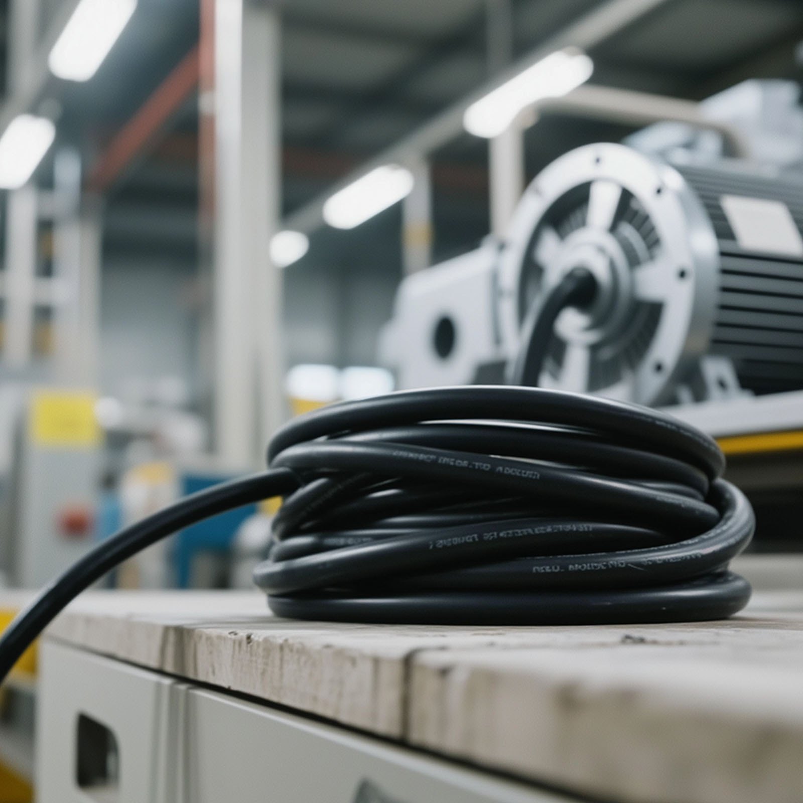 VEVOR 100 FT 10AWG Portable Power Cable (3 Conductor), Heavy Duty 600V SOOW Electrical Power Cable, Industrial Grade Electric Wire, Premium CPE Rubber Jacket, Copper Extension Cord for Welder Machine