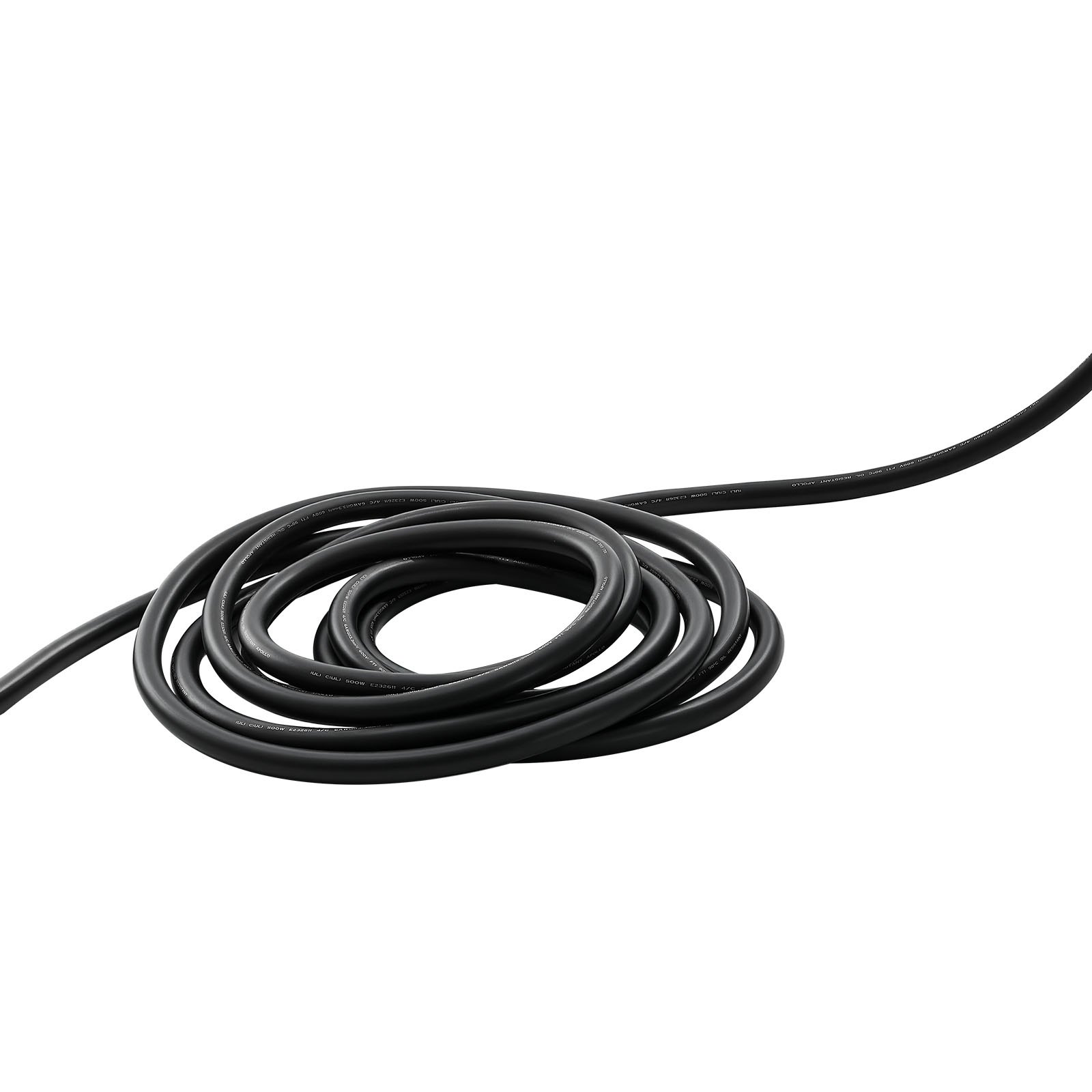 VEVOR 100 FT 10AWG Portable Power Cable (3 Conductor), Heavy Duty 600V SOOW Electrical Power Cable, Industrial Grade Electric Wire, Premium CPE Rubber Jacket, Copper Extension Cord for Welder Machine