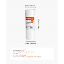 Refrigerator Water Filter Replacement EDR1RXD1 Remove 70+ Contaminants White