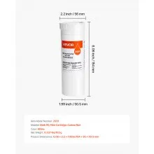 Refrigerator Water Filter Replacement EDR1RXD1 Remove 70+ Contaminants White