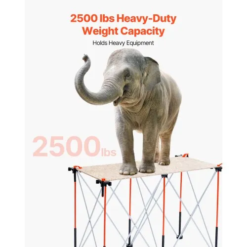 Kokkupandav töölaua raam 1267 x 665 x 867 mm, 1135 kg — pilt 2