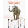 Portable Folding Workstand 4.16 x 2.18ft Collapsible Work Stand 2500lbs Capacity