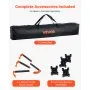 Portable Folding Workstand 4.16 x 2.18ft Collapsible Work Stand 2500lbs Capacity