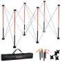 Portable Folding Workstand 4.16 x 2.18ft Collapsible Work Stand 2500lbs Capacity