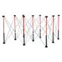VEVOR Portable Folding Workstand, 1264 x 1264 mm Collapsible Workbench, 1589 kg Weight Capacity, No Assembly Foldable Work Stand with Storage Bag, Table Top NOT Included, for Garage Workshop Outdoor