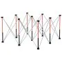 VEVOR Portable Folding Workstand, 1264 x 1264 mm Collapsible Workbench, 1589 kg Weight Capacity, No Assembly Foldable Work Stand with Storage Bag, Table Top NOT Included, for Garage Workshop Outdoor