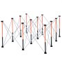 VEVOR Portable Folding Workstand, 1865 x 1261 mm Collapsible Workbench, 2041 kg Weight Capacity, No Assembly Foldable Work Stand with Storage Bag, Table Top NOT Included, for Garage Workshop Outdoor
