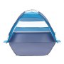 VEVOR Beach Tent Sun Shelter for 4 Person, UPF 50+ Protection, Portable Sun Shade Canopy with Carrying Bag & Sand Pockets, Lightweight and Easy Setup Beach Umbrella for Camping Fishing Outdoor Picnic
